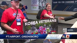 Final Triad Honor Flight of 2024 returns [upl. by Carhart]