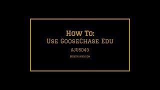 Goosechase Tutorial Aug 2017 [upl. by Yentrok]