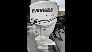 2006 Evinrude ETEC 200 HP 6Cylinder DFI 2Stroke 25quot X Outboard Motor [upl. by Zehcnas693]