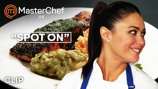 Karen Gibson and Sam Quek Team Up  MasterChef UK  MasterChef World [upl. by Zorina]