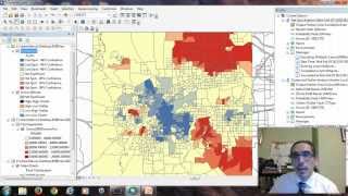 Identifying Clusters 3  Cluster Analysis with Polygon Features in ArcGIS 102 [upl. by Alegna]