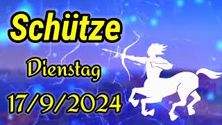 horoskop Schütze Dienstag 17 September 2024 [upl. by Tiraj]