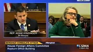 Rep Kinzinger questions Sec Clinton about the attack on the US consulate in Benghazi [upl. by Guthry633]