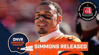 BREAKING NEWS Justin Simmons Released by Denver Broncos amp Sean Payton [upl. by Florella]