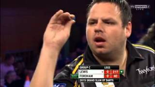 2015 Grand Slam of Darts Group C  Lewis vs Fordham pt 1 [upl. by Eemia]