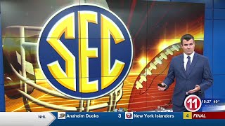 SEC Schedule Breakdown WTOK [upl. by Ylram687]