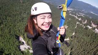 Wanderlust at Whistler Sasquatch Zipline The longest zipline in Whistler all of Canada AND the USA [upl. by Cherida]