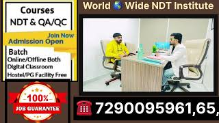 NDT Level 2 Training  Online NDT Course  NDT Course  NDT Jobs NDT certification wwndtis [upl. by Attevroc]