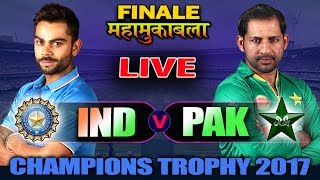 LIVE INDIA Vs PAKISTAN Live Scores amp Commentary  ICC Champions Trophy 2017 I Finale match [upl. by Lewis]