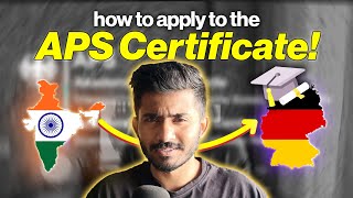 Step by Step  How to Apply for the APS certificate in 2024 🇩🇪 [upl. by Daley]