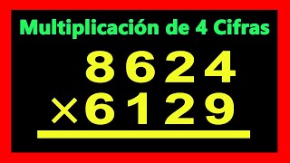 ✅👉 Multiplicaciones de 4 cifras con la Prueba del 9 [upl. by Htiderem]