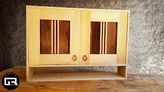 Alacena de PALETS ♻️ PALLET WOOD CABINET BUILD [upl. by Ecille]