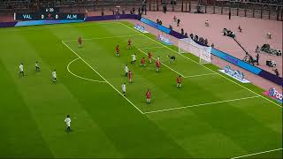 Valencia CF vs UD Almería  PES 21 GAMEPLAY [upl. by Maurie]