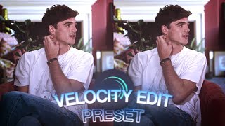 Velocity edit preset  Alight Motion  Tomxxtc™ [upl. by Mintun]