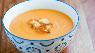 Easy Creamy Vegetable Soup Recipe [upl. by Anaytat]