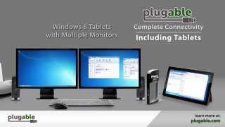 Plugable USB 30 Universal Docking Stations [upl. by Eiznikcm]