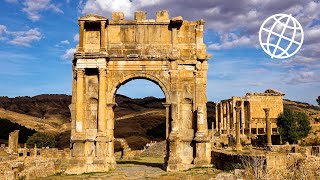 Roman Ruins in Algeria Timgad Djémila Tiddis Tipasa Cherchell Amazing Places 4K [upl. by Thorn241]