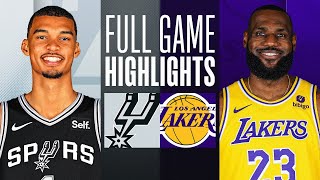 SPURS at LAKERS  FULL GAME HIGHLIGHTS  February 23 2024 [upl. by Gould]