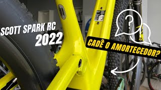 Bicicleta Scott Spark 2022 cadê o amortecedor [upl. by Assiled]