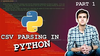 Python for Beginners CSV Parsing Part 1  Parsing a Simple CSV File [upl. by Ellora638]