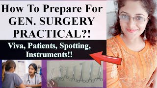 General Surgery Instruments For Practical ExamVivaSpotting Patient Procedure MedicalDental [upl. by Omolhs]