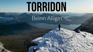 Winter Hill Walking in Scotland  Beinn Alligin  Torridon [upl. by Araic]