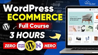 Create Complete ECommerce Website with WordPress  WordPress WooCommerce Full Course 2024 [upl. by Jolanta]