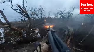 Russian Military Releases Bodycam Video Of Frontline Battle Between Russian And Ukrainian Forces [upl. by Wester]