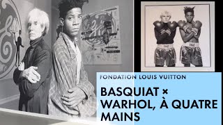 🇫🇷PARIS EXPO 4K HDR BASQUIAT × WARHOL À QUATRE MAINS FONDATION LOUIS VUITTON 14APRIL2023 [upl. by Dnalor]