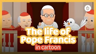 The life of Pope Francis in cartoon [upl. by Atikkin]