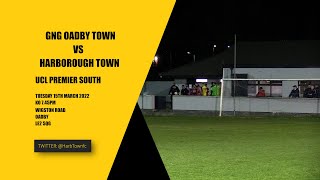 Match Highlights GNG Oadby Town vs Harborough Town [upl. by Enilrac]