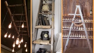 DIY Ladder Repurpose Ideas  Recycled Home Decor [upl. by Nitnerb]