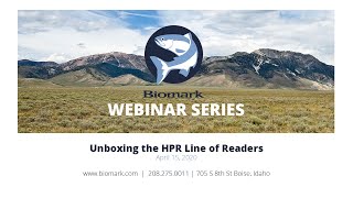 Unboxing the Biomark HPR Line of Readers Webinar [upl. by Oirasec]