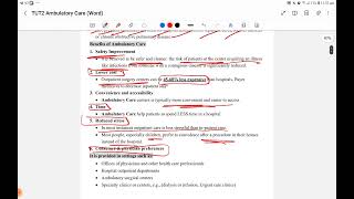 TUTORIAL Ambulatory care [upl. by Htenek]