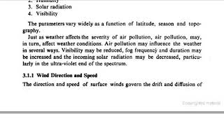 Meteorological Parameters Influencing Air Pollution [upl. by Negeam919]