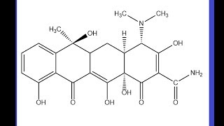 109 Quantos carbonos assimétricos a tetraciclina possui [upl. by Ettenaej448]