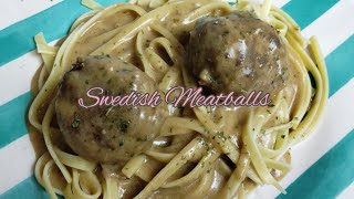 Swedish Meatballs 😋🤤 [upl. by Novahs]