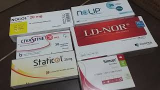 علاج الكوليسترول و الذهون الثلاثية بالتفصيل nolip ldnor civastine nocol simcor staticol [upl. by Bore67]