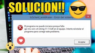 SOLUCIÓN apimswincrtruntimel110dll  INSTALAR ACTUALIZACIÓN [upl. by Nwahsram]