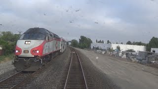 Caltrain Entire Line Ride Gilroy to San Francisco  52217 [upl. by Noned]