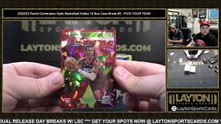 202223 Panini Contenders Optic Basketball Hobby 10 Box Case Break 2 PICK YOUR TEAM [upl. by Schultz]