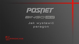 Kasa fiskalna Posnet Bingo Max  jak wystawić paragon [upl. by Haim]