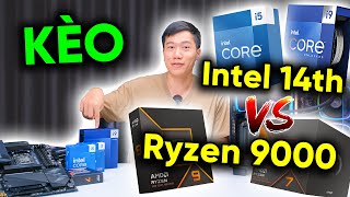 So sánh toàn bộ AMD Ryzen 9000 và Intel Core i 14TH  Bên thì PHỐT bên thì MỚI [upl. by Ditmore]