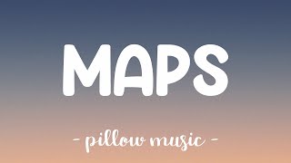 Maps  Maroon 5 Lyrics 🎵 [upl. by Ellesor]