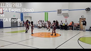 Boys 5th Basketball Game 2023  24 Season Envision Science Academy Eagles vs Rolesville Charter [upl. by Refanej301]