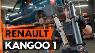 Så byter du stötdämpare bak på RENAULT KANGOO 1 KC GUIDE AUTODOC [upl. by Anaoj]