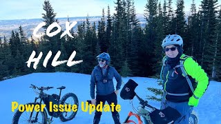 Cox Hill Winter Biking  Norco Bigfoot VLT  Happy New Year 2023  Power Issue Update  fatbiking [upl. by Amian]