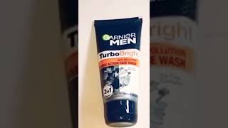 Garnier Men Turbo Bright Face Wash Review 2024  garnier face wash for men Garnier Men Turbo Bright [upl. by Joline]