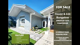 FOR SALE Bungalow House amp Lot in Angeles CityPampanga [upl. by Calvert]