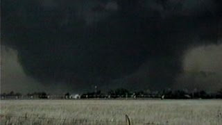 GIANT TORNADOES up close  May 7 2002 Kansas [upl. by Itak844]